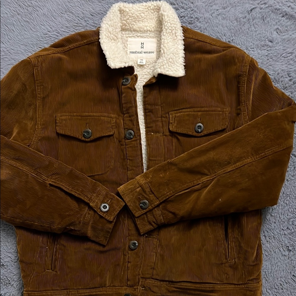 Mutual Weave Brown Corduroy Jacket